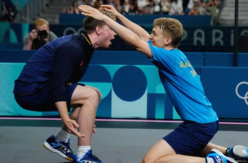 开云体育APP下载-瑞典队翻盘奥地利队，张本智和统治全场